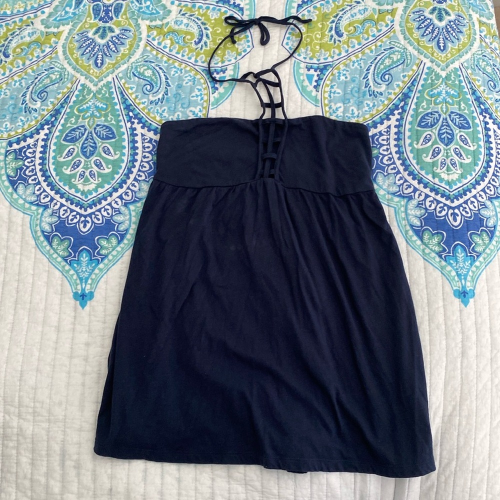 Alter’d State Navy Blue Halter Top